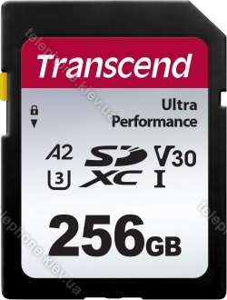 Transcend 340S R160/W90 SDXC 256GB, UHS-I U3, A2, Class 10
