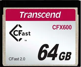 Transcend 600x R510/W80 CFast 2.0 CompactFlash Card 64GB