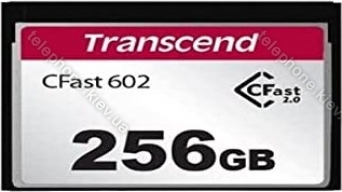 Transcend CFX602 R500/W350 CFast 2.0 CompactFlash Card 8GB