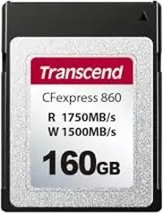 Transcend CFexpress 860 R1750/W1500 CFexpress Type B 160GB