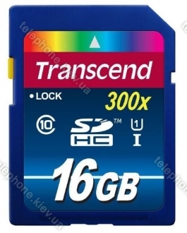 Transcend Premium R45/W15 SDHC 16GB, UHS-I, Class 10