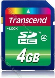 Transcend SDHC 4GB, Class 4