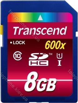 Transcend Ultimate R90/W22 SDHC 8GB, UHS-I, Class 10