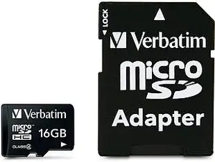 Verbatim microSDHC 16GB Kit, Class 4