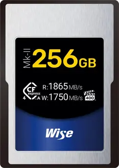 Wise Advanced CFexpress 4.0 Type A Mk-II R1865/W1750 CFexpress Type A 256GB