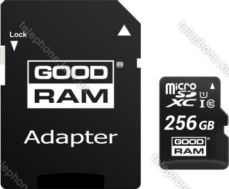 goodram M1AA R100 microSDXC 256GB Kit, UHS-I U1, Class 10