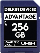 Delkin Advantage 633X R90/W90 SDXC 256GB, UHS-I U3, Class 10