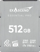 Exascend Essential Pro R3750/W3350 CFexpress 4.0 Type B 512GB