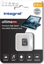 Integral Premium High Speed R100/W50 microSDXC 512GB, UHS-I U3, A1, Class 10