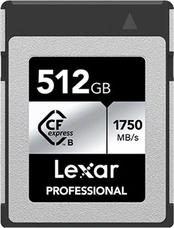 Lexar Professional SILVER R1750/W1300 CFexpress 2.0 Type B 512GB