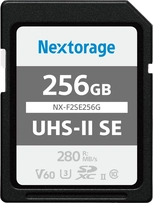 Nextorage NX-F2SE R280/W170 SDXC 256GB, UHS-II U3, Class 10