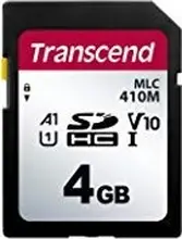 Transcend 410M R95/W12 SDHC 4GB, UHS-I U1, A1, Class 10