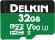 Delkin Power 2000X R300/W250 microSDHC 32GB Kit, UHS-II U3, Class 10