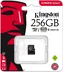 Kingston Canvas Select R80 microSDXC 256GB, UHS-I U1, Class 10