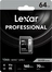 Lexar Professional 1066x Silver Series R160/W70 SDXC 64GB, UHS-I U3, Class 10