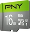 PNY Elite microSDHC 16GB, UHS-I U1, Class 10