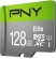 PNY Elite microSDXC 128GB, UHS-I U1, Class 10