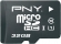 PNY High Performance R50/W20 microSDHC 32GB Kit, UHS-I, Class 10