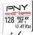 PNY microSD Express R890/W550 microSDXC Express 128GB, UHS-I U3, A1, Class 10, SD Express EX I