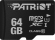 Patriot LX R80 microSDXC 64GB, UHS-I U1, Class 10, 5er-Pack