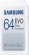 Samsung EVO Plus for Creators R130 SDXC 64GB, UHS-I U1, Class 10