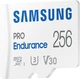Samsung PRO Endurance R100/W40 microSDXC 256GB Kit, UHS-I U3, Class 10