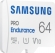 Samsung PRO Endurance R100/W30 microSDXC 64GB Kit, UHS-I U1, Class 10