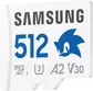 Samsung PRO Plus R180/W130 microSDXC 512GB Sonic the Hedgehog Kit, UHS-I U3, A2, Class 10