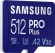 Samsung PRO Plus R160/W120 microSDXC 512GB Kit, UHS-I U3, A2, Class 10