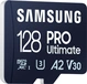 Samsung PRO Ultimate R200/W130 microSDXC 128GB USB-Kit, UHS-I U3, A2, Class 10