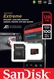 SanDisk Extreme R100 microSDXC 128GB Kit, UHS-I U3, A1, Class 10