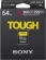 Sony SF-G Tough Series R300/W299 SDXC 64GB, UHS-II U3, Class 10