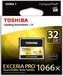 Toshiba Exceria Pro C501 R160/W150 CompactFlash Card 32GB