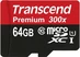Transcend Premium R45/W20 microSDXC 64GB Kit, UHS-I, Class 10