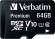 Verbatim Premium 600x R90 microSDXC 64GB Kit, UHS-I U1, Class 10