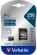 Verbatim Pro U3 R100/W90 microSDXC 256GB Kit, UHS-I U3, A2, Class 10