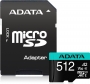 ADATA Premier Pro R100/W80 microSDXC 512GB Kit, UHS-I U3, A2, Class 10 (AUSDX512GUI3V30SA2-RA1)