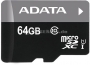 ADATA Premier microSDXC 64GB Kit, UHS-I U1, Class 10 (AUSDX64GUICL10-RA1)