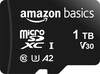 AmazonBasics Normal Speed R100/W80 microSDXC 1TB Kit, UHS-I U3, A2, Class 10