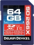 Delkin 266X R40/W20 SDXC 64GB, UHS-I U1, Class 10 (DDSD26664GB-A)