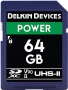 Delkin Power 2000X R300/W250 SDXC 64GB, UHS-II U3, Class 10 (DDSDG200064G)