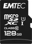 Emtec EliteGold R90/W20 microSDXC 128GB Kit, UHS-I U1, Class 10