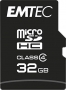 Emtec R12/W6 microSDHC 32GB Kit, Class 4 (ECMSDM32GHC4)