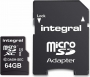 Integral Dash Cam and Security Camera R95/W60 microSDXC 64GB Kit, UHS-I U3, Class 10 (INMSDX64G10-DSCAM)