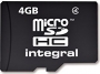 Integral microSDHC 4GB Kit, Class 4