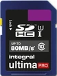 Integral ultima PRO R80 SDHC 8GB, UHS-I U1, Class 10