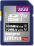 Integral ultima PRO R100/W70 SDHC 32GB, UHS-I U3, Class 10 (INSDH32G-100/70V30)