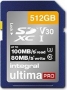 Integral ultima PRO R100/W80 SDXC 512GB, UHS-I U3, Class 10 (INSDX512G-100/80V30)