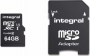 Integral ultima PRO R90 microSDXC 64GB Kit, UHS-I U1, Class 10 (INMSDX64G10-90U1)