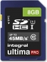 Integral ultima PRO SDHC 8GB, UHS-I U1, Class 10 (INSDH8G10-45)